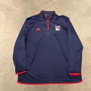 New York rangers adidas‎ dri fit quarter zip pullover